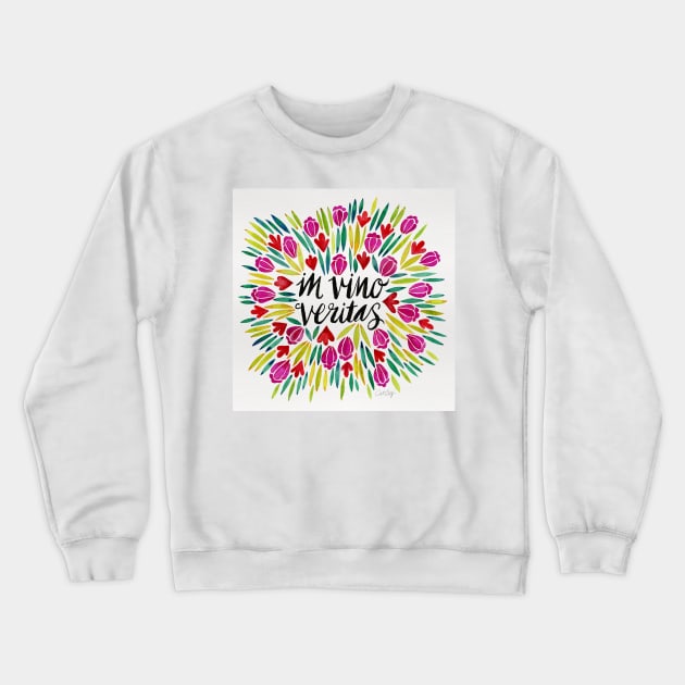 vino veritas original Crewneck Sweatshirt by CatCoq